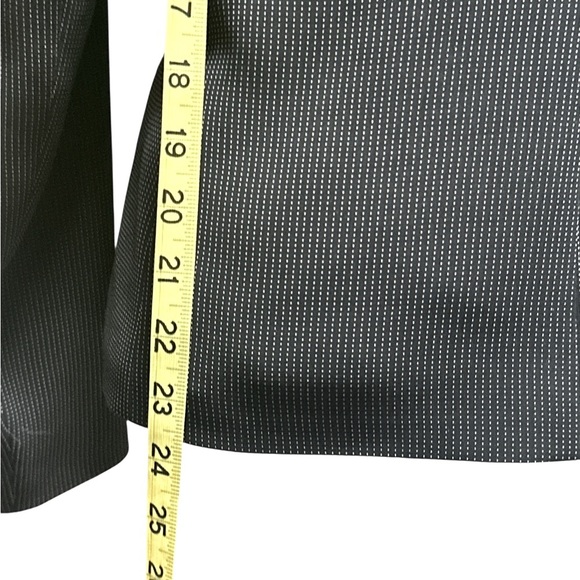 Ann Taylor Womens Black Notch Collar 5 Button Blazer Jacket - Picture 6 of 7